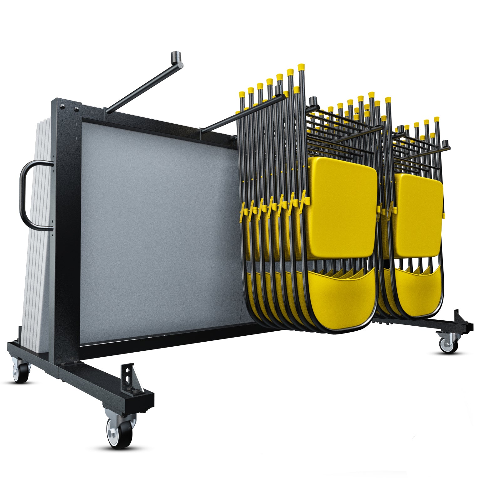 42 Chair Storage Rack Innovative Folding Tables and Chairs Cart