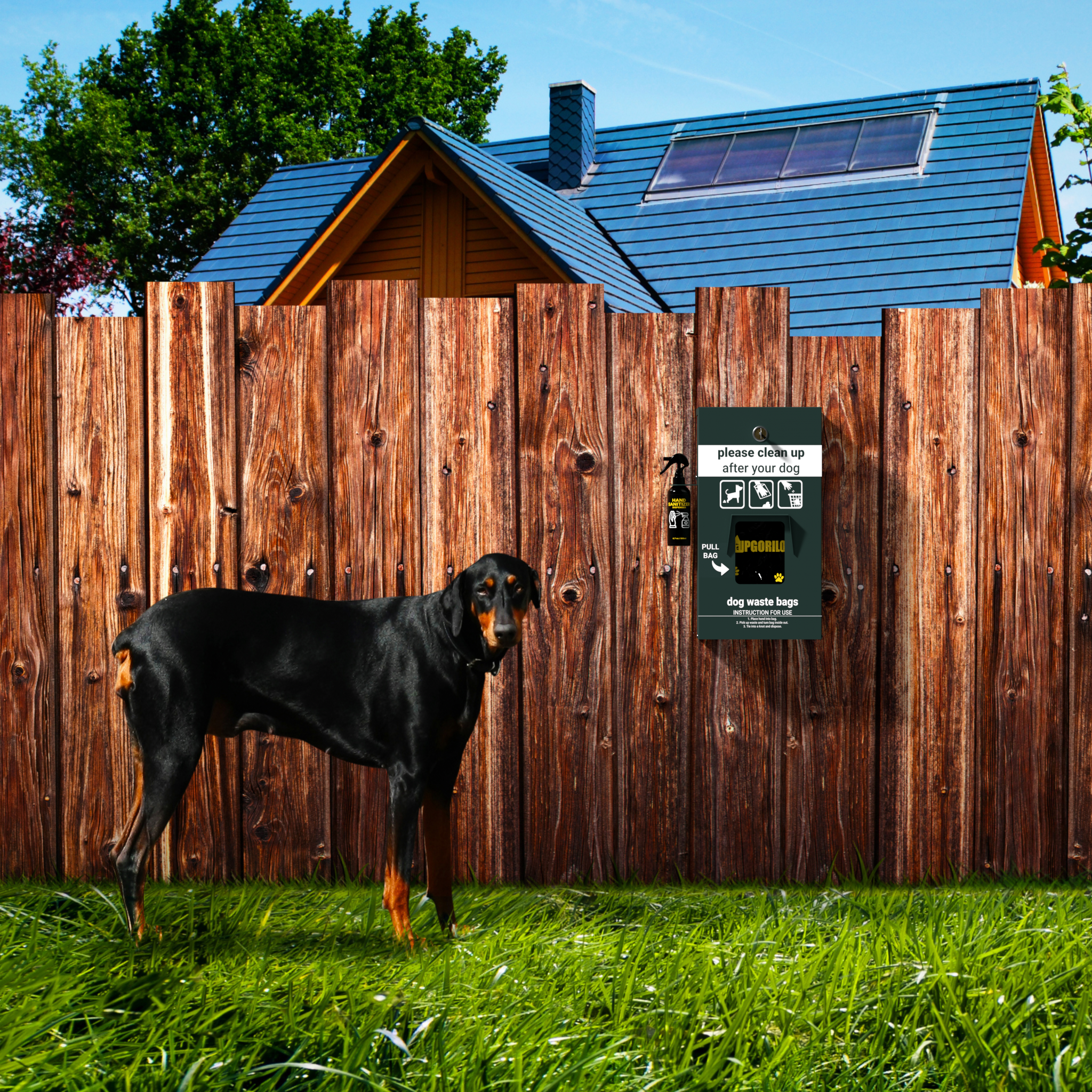 Wall Mount Doggie Bag Dispenser Earth Rated Dog Poop Bag Holder